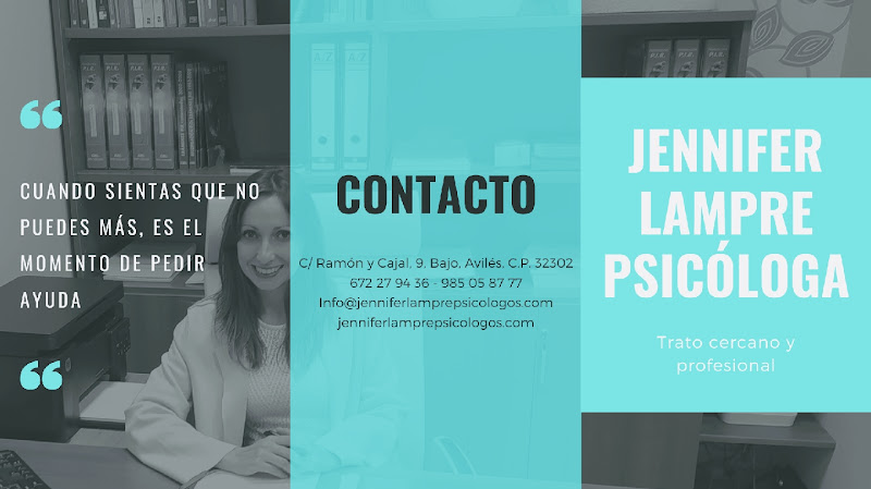 Foto de Jennifer Lampre Psicologa Psicologo Aviles